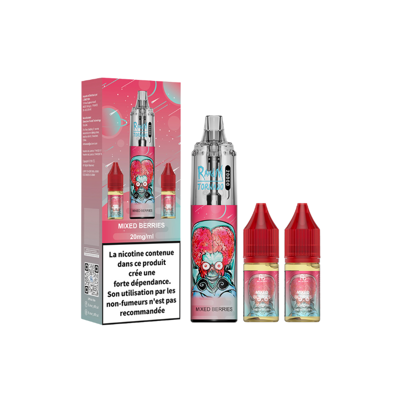 Puff Rechargeable Tornado RANDM 20000 Mars (2 x 10ml 20mg)