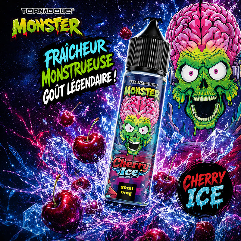 Cherry Ice 0mg 50ml - Monster by Tornadoliq