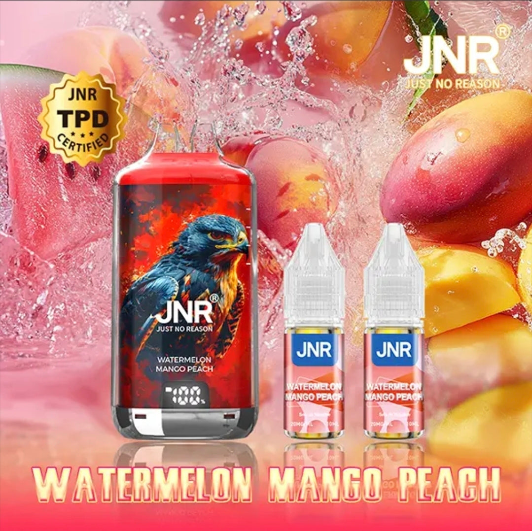 PUFF JNR FALCON X+ 28K WATERMELON MANGO PEACH
