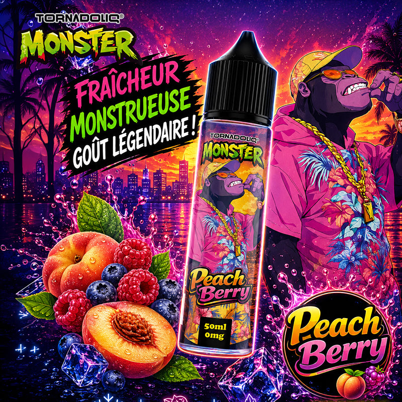 Peach Berry 50ml Monster Tornadoliq