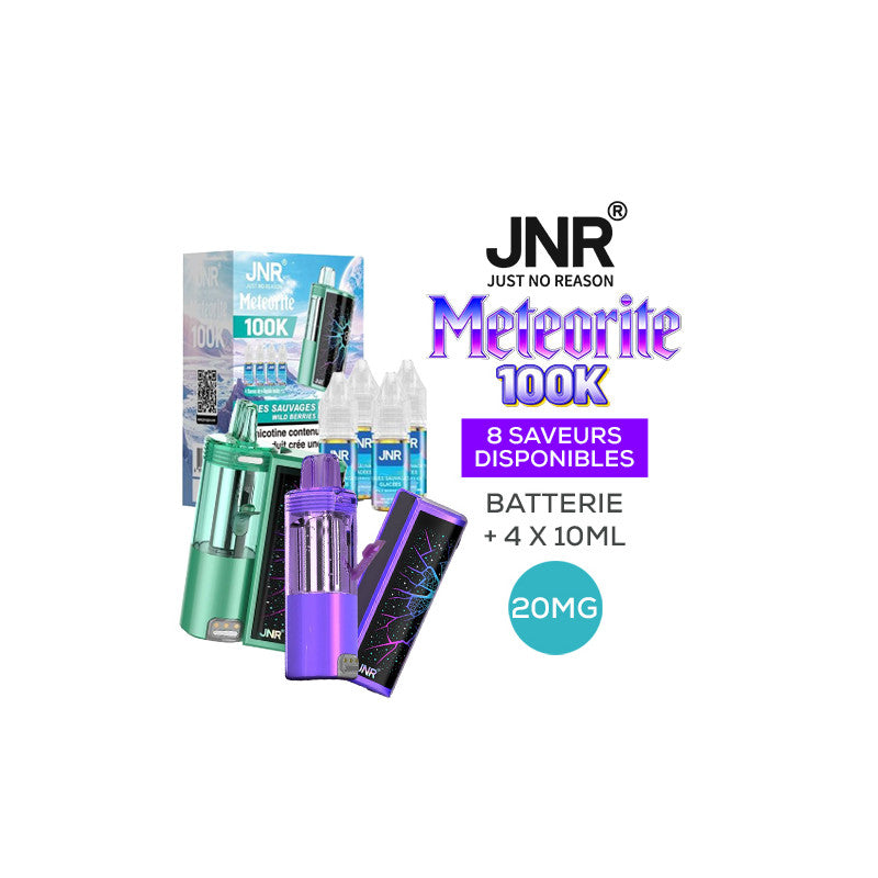 Kit Meteorite 100K 1200mah 10ml (4x10ml 20mg) JNR