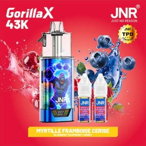 PUFF JNR GORILLA X 43K BLUEBERRY RASPBERRY CHERRY